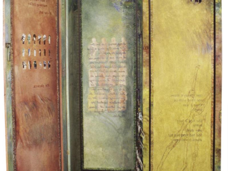萨布拉·摩尔的作品，双层门，里面有故事